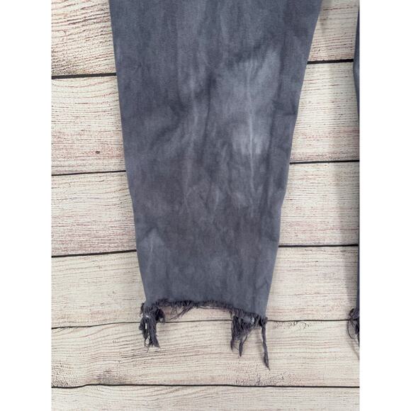 We the Free People Distressed Straight Leg Jeans Women's‎ Size 31 Gray/Purple - Picture 6 of 11